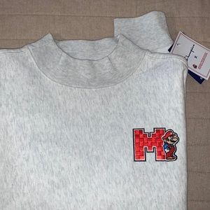 Champions x Super Mario Bros.  Cropped Women Sweatshirt Rare